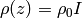 \rho(z) = \rho_0 I